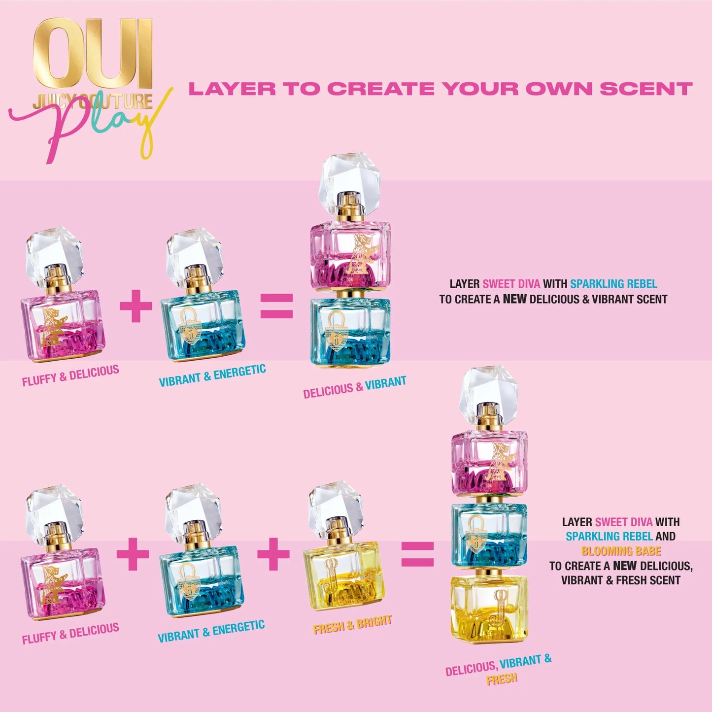 Juicy Couture OUI Play Sparkling Rebel Eau De Parfum, Perfume for Women, 0.5 oz