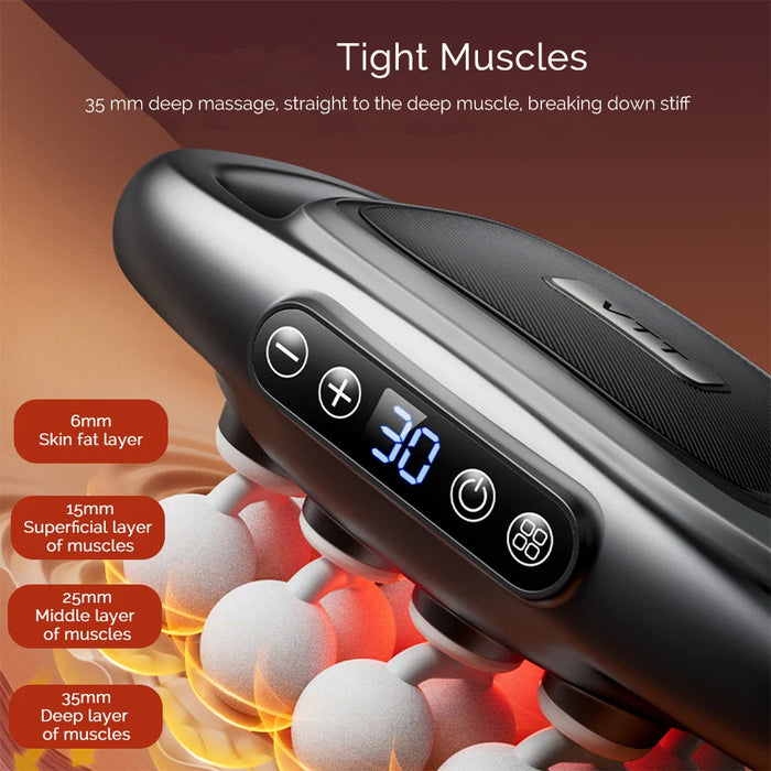 16-Head Fascia Gun High-Frequency Vibration Body Massage Gun Back and Waist Massager Neck Shoulder Massager Muscle masajeador