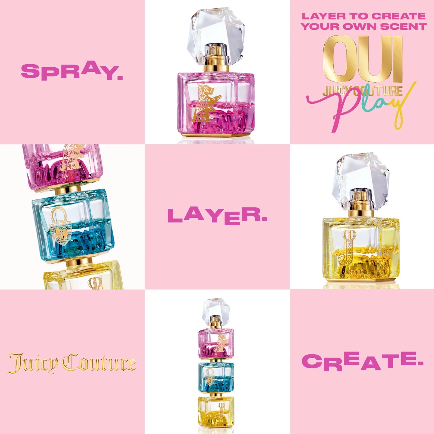 Juicy Couture OUI Play Sparkling Rebel Eau De Parfum, Perfume for Women, 0.5 oz