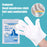 6Pcs/Pack Cat Dog Grooming Glove Pet Hair Deshedding Brush Comb Glove Disposable Pet Stain Remover Wipes Non-Woven Fabric Glove