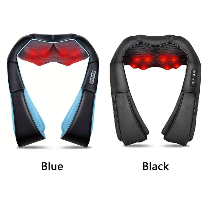 Electric heating massager, heating point neck and shoulder massager, neck, back, shoulders, waist, legs, feet and muscles deep k