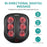 Nekteck Foot Massager with Heat to Relieve Painful Sores, Shiatsu Heated Electric Kneading Foot Massager for Plantar Fasciitis,
