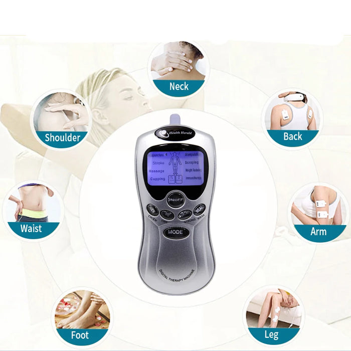 Electric Tens Unit Massager Muscle Digital Massage Electric Body LCD Display Machine