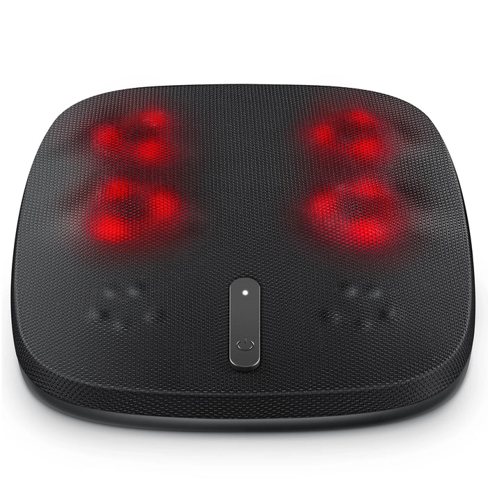 Nekteck Shiatsu Foot Massager with Heat, Electric Kneading Feet Massage Machine for Plantar Fasciitis, Built-in Infrared Heat