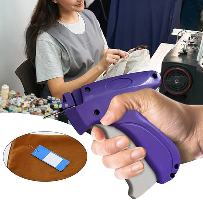 Fast Fusing Tool Clothes Labelling Gun with 6 Needles Quick Clothing Fixer Mini Quick Repair Garment Sewing Machine for Clothing