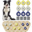 Mewoofun Dog Talking Button Set with Mat Communication Basic Get Started Kit Rechargeable Voice Recording Button 12 Packs