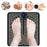 Remote Control Electric Foot Massager Muscle Relaxation Foldable Rechargeable Cervical Massager for Man Woman Relieve Fatigue