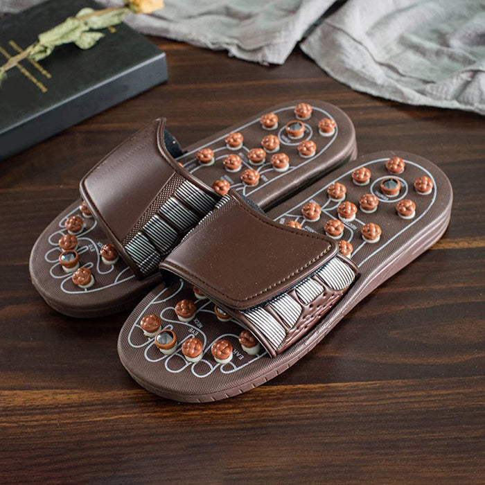 Acupressure Massage Slippers Reflexology Foot Massager Promote Blood Circulation Acupuncture Massaging Slippers for Health Care