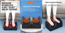 Electric Foot Massage Machine Shiatsu Kneading Rolling Vibration Tool Heating Therapy Calf Leg Reflexology Pain Relief Massager