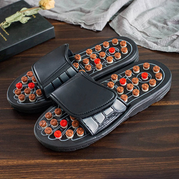 Acupressure Massage Slippers Reflexology Foot Massager Promote Blood Circulation Acupuncture Massaging Slippers for Health Care