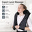 Electric heating massager, heating point neck and shoulder massager, neck, back, shoulders, waist, legs, feet and muscles deep k