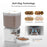 Furpipi Automatic Cat Feeders with Key Contol SUS ABS 8L Large Capacity Pet Smart Feeder Automatic Cat Dog Food Dispenser