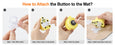 Mewoofun Dog Talking Button Set with Mat Communication Basic Get Started Kit Rechargeable Voice Recording Button 12 Packs
