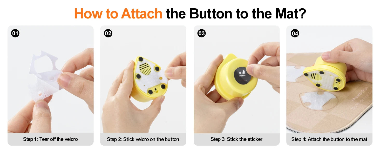 Mewoofun Dog Talking Button Set with Mat Communication Basic Get Started Kit Rechargeable Voice Recording Button 12 Packs