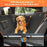 Dog Car Seat Cover for Pets 100% Waterproof Seat Cover Hammock Scratch Proof Nonslip Durable Soft Back Seat Cover for Cars Truck