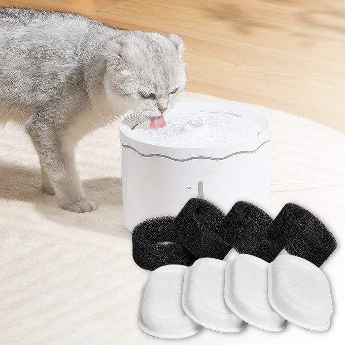4/8Pcs Cat Water Fountain Filters Cat Fountain Replacement Filters Cat Fountain Filters Dog Water Bowl Filters Pet Supplies