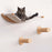 Cat Hammock Wall Mounted Cat Shelf With Two Steps - Cat Wall Shelves And Perches For Sleeping, Playing, Climbing, And Lounging -