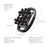 16-Head Fascia Gun High-Frequency Vibration Body Massage Gun Back and Waist Massager Neck Shoulder Massager Muscle masajeador