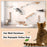 Cat Hammock Wall Mounted Cat Shelf With Two Steps - Cat Wall Shelves And Perches For Sleeping, Playing, Climbing, And Lounging -
