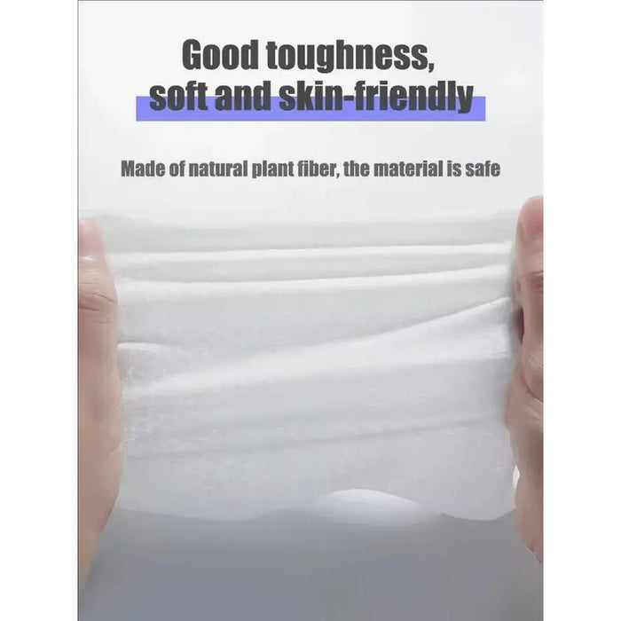 Reusable thickened face towel One pack of 100 pieces per pack Travel cleanser, wet and dry makeup remover, cotton soft fabric