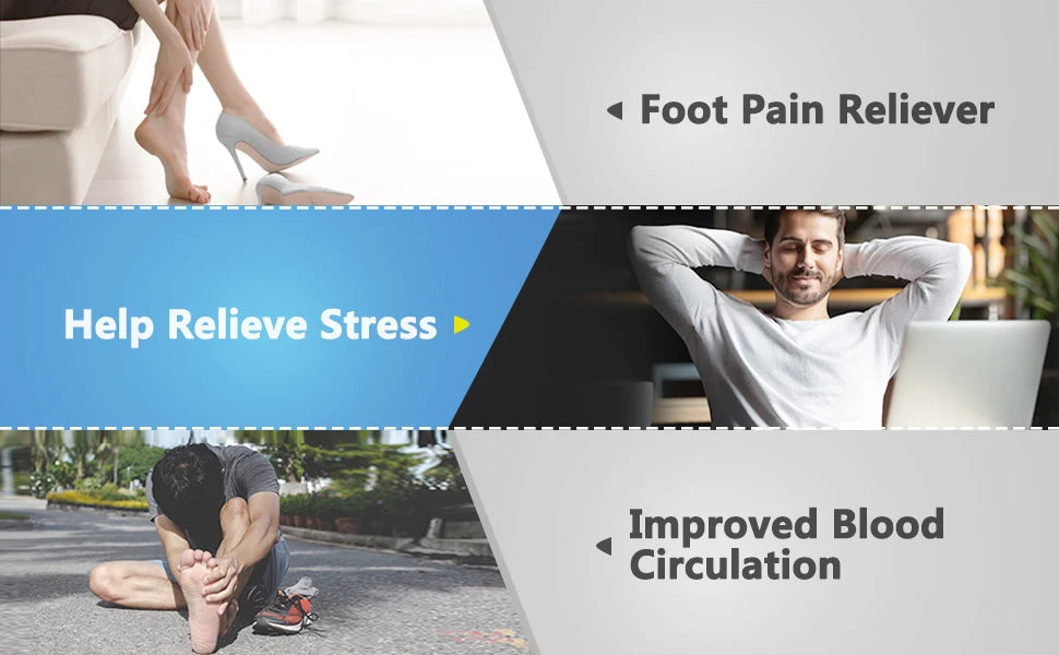 Nekteck Electric Foot Massager with Heat Compress Deep Kneading Shiatsu Massage Heel Sole Point Relieve Muscle Tiredness