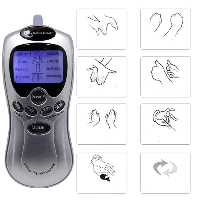 Electric Tens Unit Massager Muscle Digital Massage Electric Body LCD Display Machine